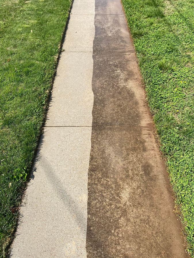 Driveway and sidewalk cleaning in georgetown ky